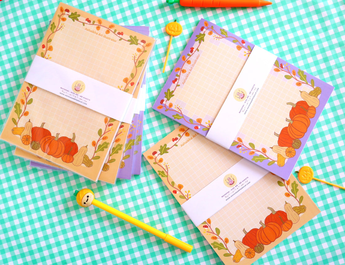 Pumpkin notepad