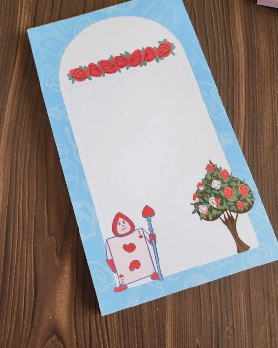 Alice theme notepad Queen's Guard -  نوتة ثيم أليس حراس الملكة