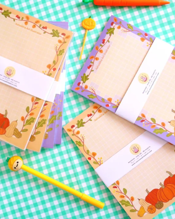 Pumpkin notepad
