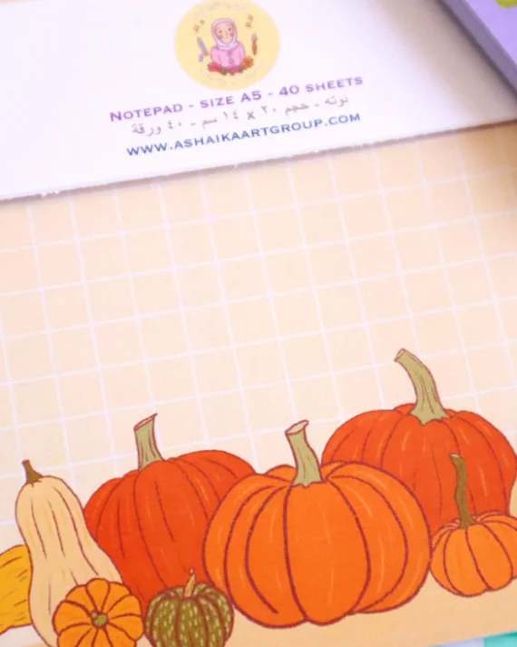 Pumpkin notepad